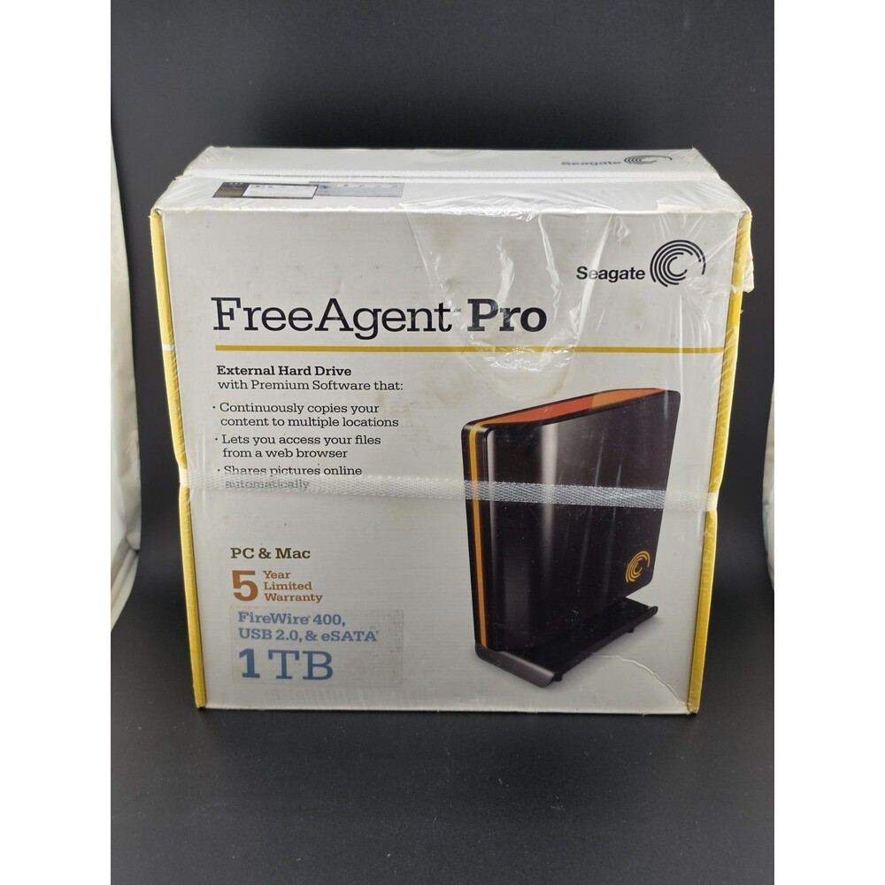 SEAGATE FreeAgent Pro 1TB External Hard Drive - Sealed